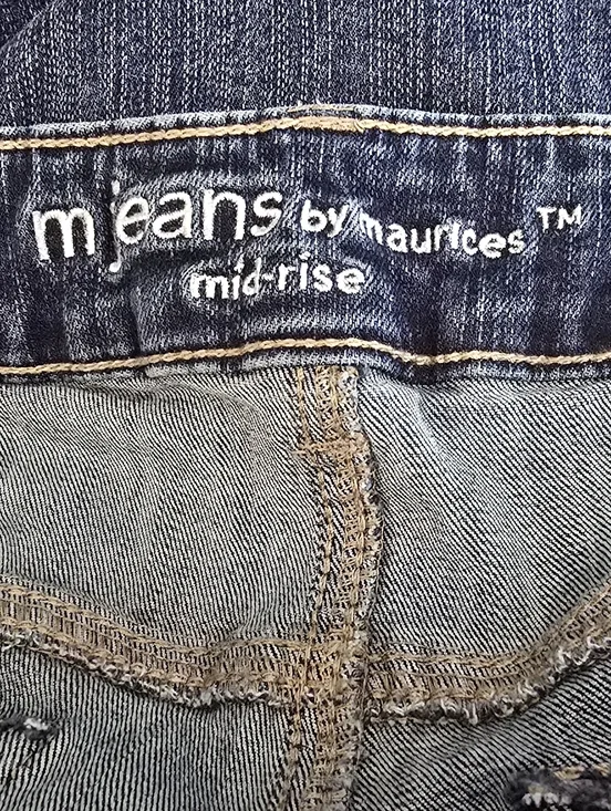 M Jeans By Maurices Bootcut Jeans Womens 16W Dark Wash Mid Rise Stretch 16W - Picture 7 of 8